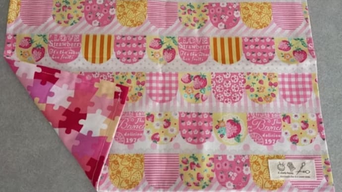 ハンドメイド いちご準備 ランチョンマット ヤフオク出品中