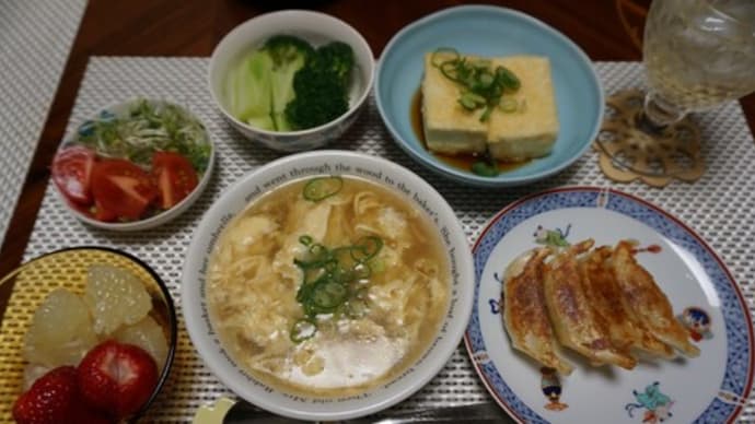 お安くなっていたもので晩ごはん