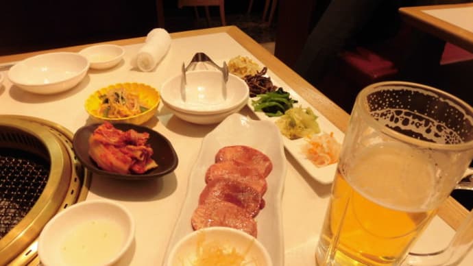 日本のごちそう、焼肉で晩酌