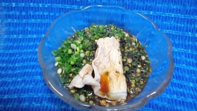 アメリカンポークロース切り落とし温しゃぶ、昨日の晩ご飯ね:D