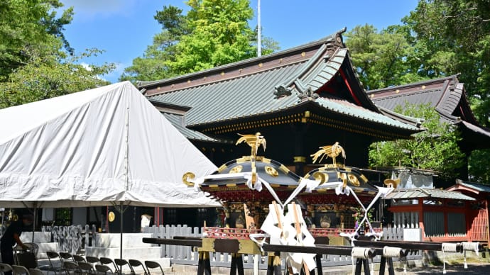 ◆上総十二社まつりの玉前神社(一宮町)