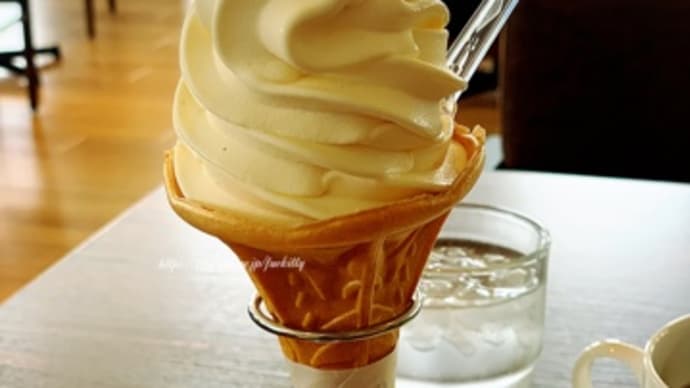 高知アイスクリーム　土佐ジローの卵を使ったソフトクリーム