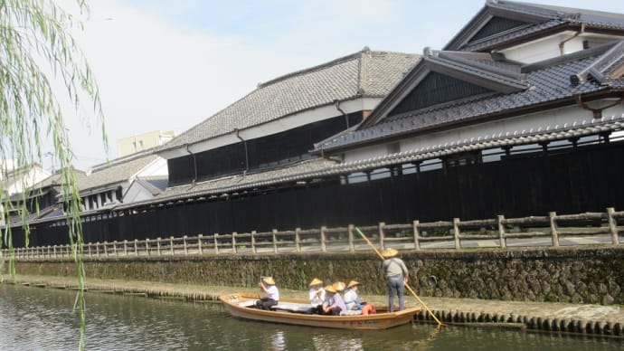 蔵の街遊覧船も、見ているだけで情緒(気分良し)がありますね!年に2回程度はきます。