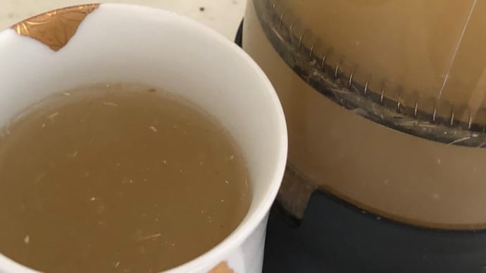 日記  自作ハトムギ茶