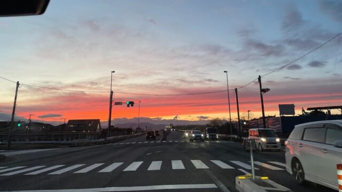 雨のち夕焼け