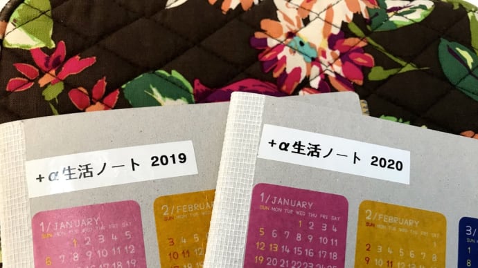 【2020・手帳の下準備(17)】 「+α生活ノート」、今が記入し時!