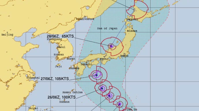 【台風10号】強風のイメージ。秒速より時速に換算したほうがわかりやすい。