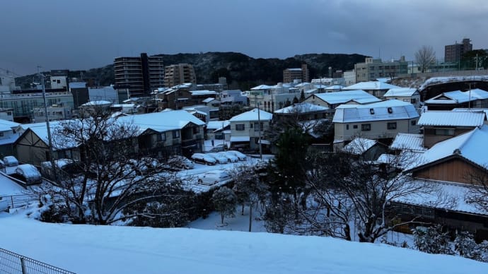 長崎で大雪　近畿も寒い‼️
