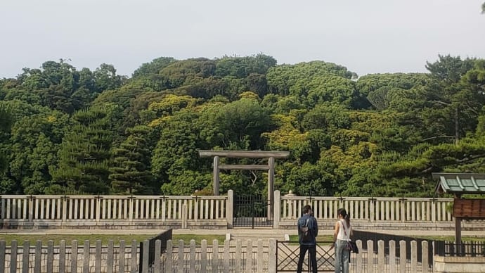 世界遺産　百舌鳥古墳群　伝仁徳天皇陵