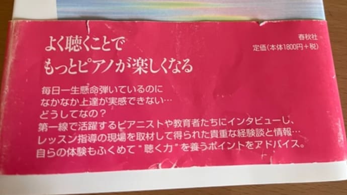 『自分の音聴いてる? 発想を変えるピアノレッスン』 山本美芽