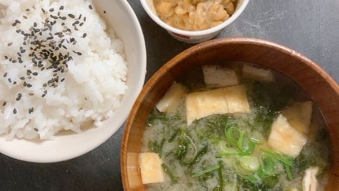 家朝ごはん