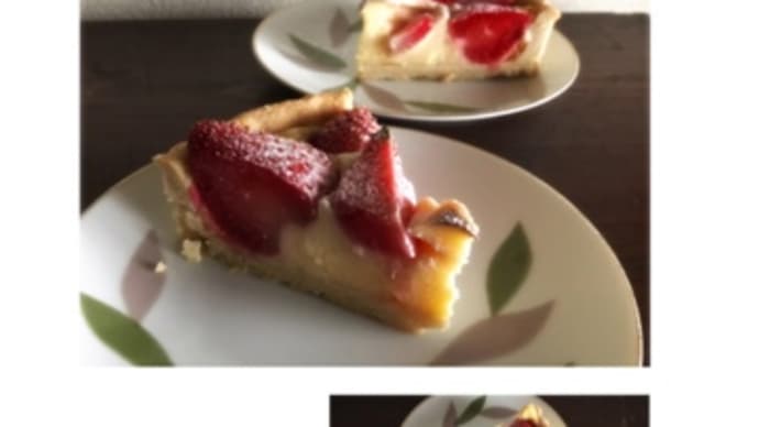 いちごのカスタードタルト