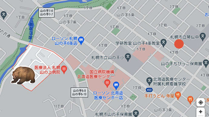 【ヒグマ目撃情報 in わが家周辺住宅街 7/29】