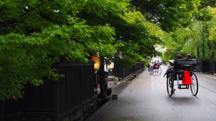 雨あがり 夏が過ぎゆく 武家屋敷
