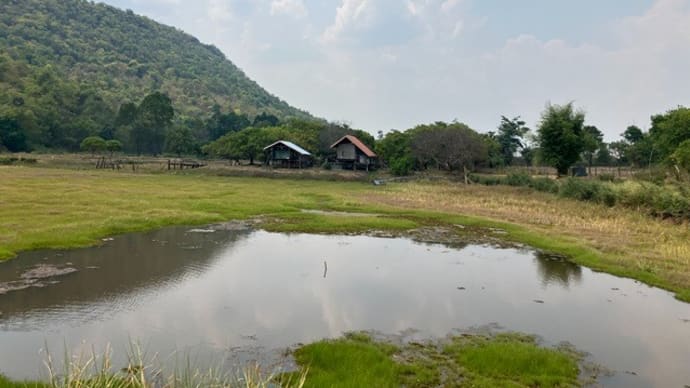 タイ最東端からピプンマンサーハーンの沿道風景