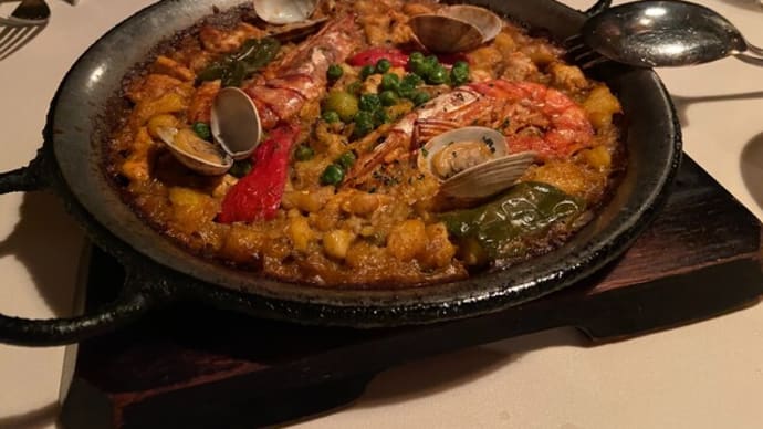 銀婚式ディナ~はスペイン料理