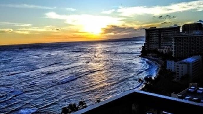 ㊼ー❸「最後の最後?ハワイ旅」早朝海岸の散歩