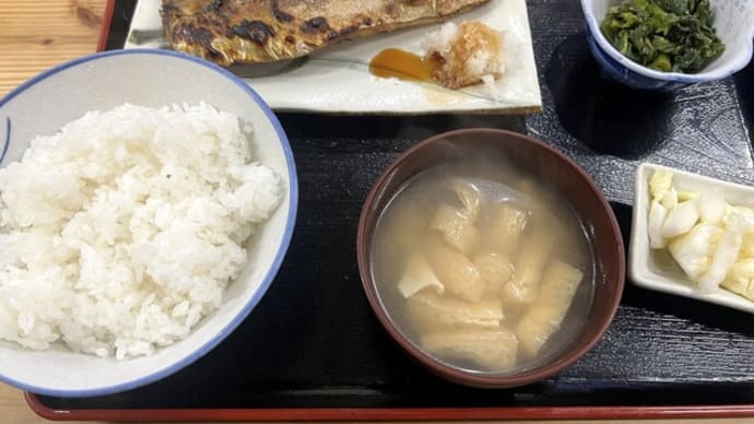 あおい食堂 / 前橋市 - 本日のおすすめ、さばの塩焼き