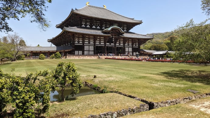 奈良の大仏様に会いに行きました