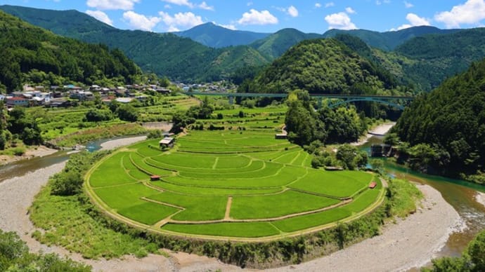 生石高原からあらぎ島へ