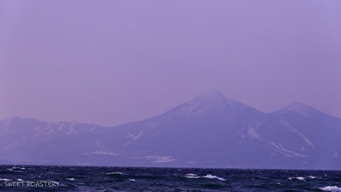 早春の夕景