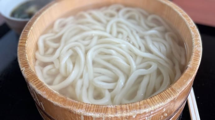 釜揚げうどん1.5玉とかけうどん@香の川製麺 伊川谷店