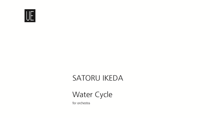 オケ作品《水循環》: Universal Editionから出版