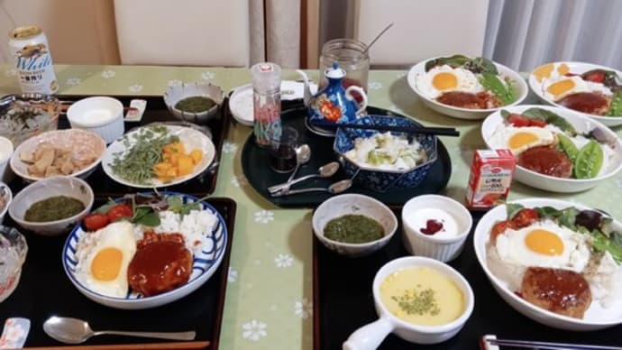 ロコモコ丼に『うまっ‼』