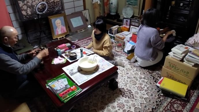 ♪　年賀状印刷がはかどらず、昨夜も完徹！　不思議に氣分は高揚しているけれど