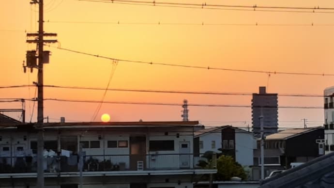 朝から始動