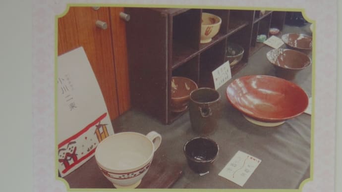 桃谷カフェ　葉菜茶（はなちゃ）で近鉄文化サロンあべの小川教室の教室作品展