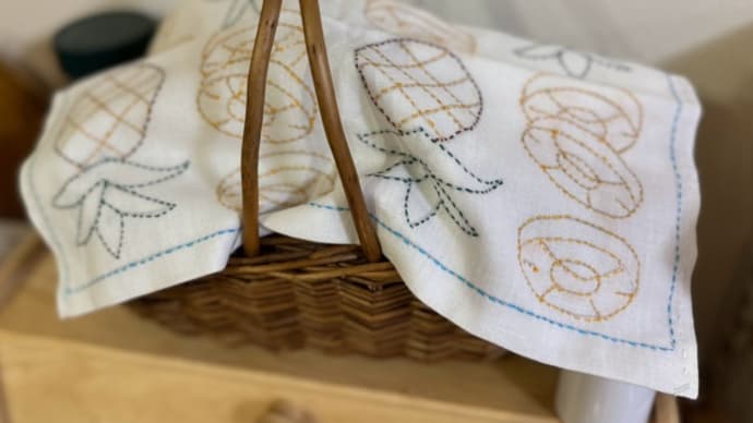 96歳2ヶ月の母の刺し子作品
