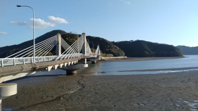 夕方ランは芦北大橋から狸越コースを開拓