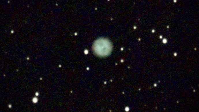 星見娘で電視観望4008(おおぐま座 M97ふくろう星雲、M108渦巻銀河）