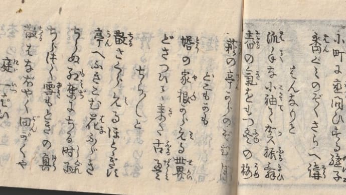 はんなりと派手な小袖で