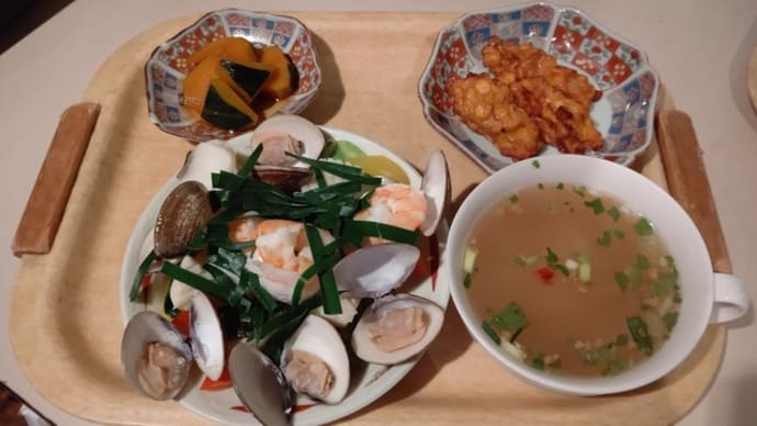 タイ風海鮮蒸し と ワクチン副反応