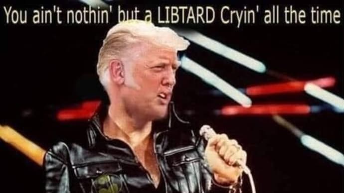 Elvis Trump Will Sing You Ain't Nothin' But A Libtard Cryin' All The Time. 😀😃😄😁😆😅😂🤣😈🤟🐕🐶🎤🇺🇸