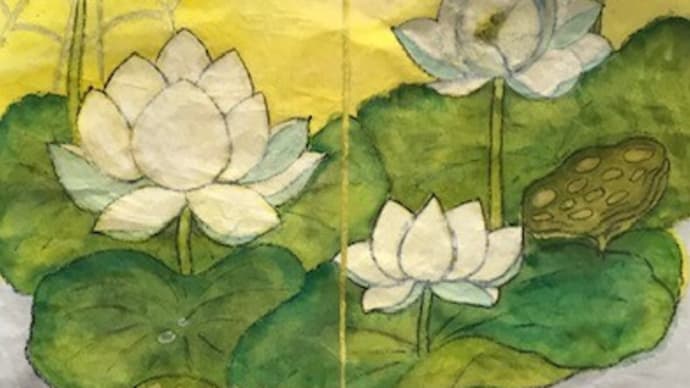 蜘蛛の糸で「浄土」を表現 【仏画曼荼羅アート-泉佐野教室-】