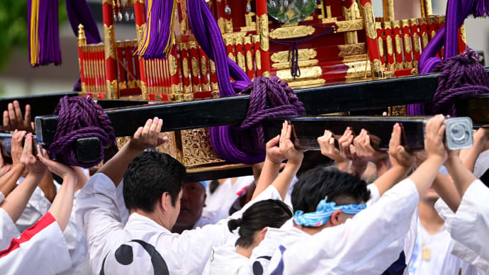 ◆第897回妙見大祭の神輿還御（千葉神社/千葉市中央区）