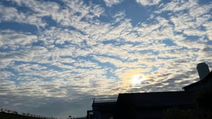朝日が昇るころ