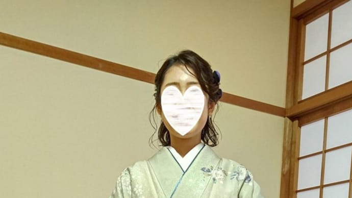 令和３年３月２日出張着付は堺市南区、女袴の着付依頼でした。
