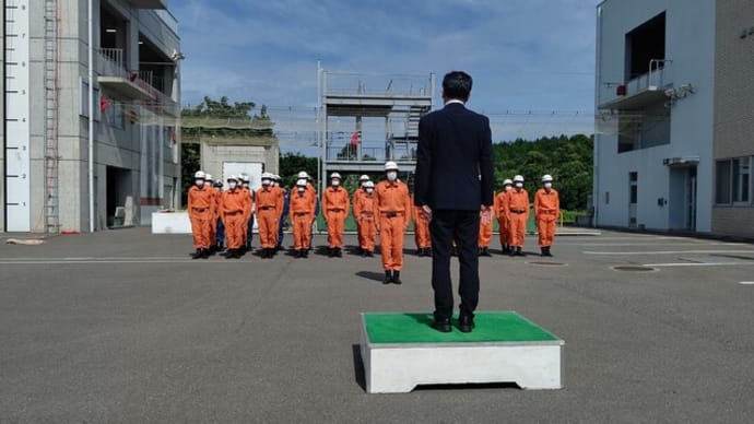 県消防救助技術大会出場に伴う激励