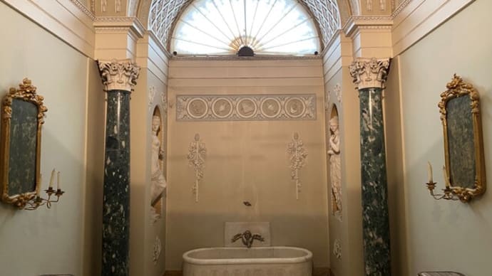 ナポレオンが滞在した証　ナポレオンの浴室　ピッティ宮　フィレンッエ