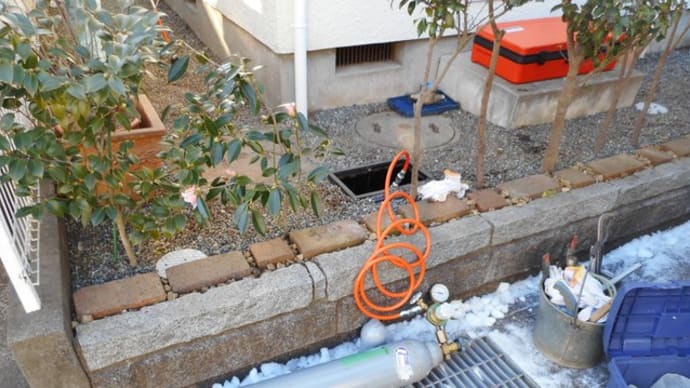 雪が降った時の漏水調査