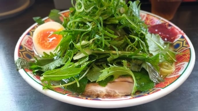 【壱丁目ラーメン】梅野菜あさり鶏塩ラーメン。