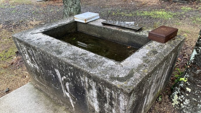 西方寺の手水舎