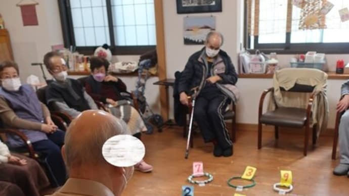 順番玉入れ♪