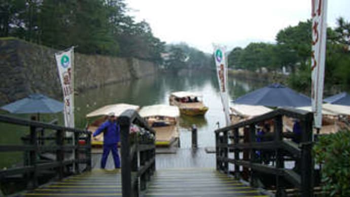雨の松江（その６）‥堀川遊覧船