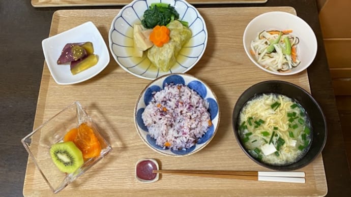今年最初の助産院ごはん