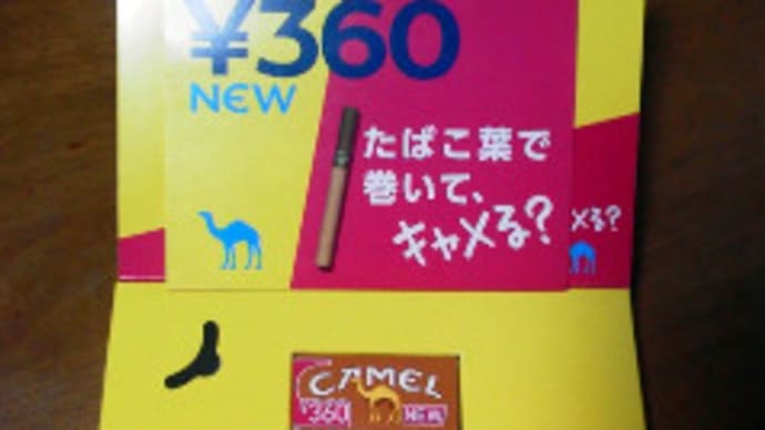 JTよりキャメルサンプル届いたぞなもし!?